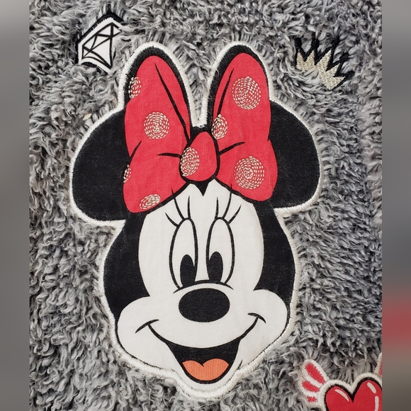 Disney Minnie Mouse Toddler Fleece Jacket Grey Size 18 Month - Picture 7 of 16